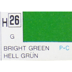 BRIGHT GREEN GLOSS ml 10 Pz.6 Gunze Colori ed Accessori Die Cast Modellino