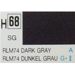 DARK GREY SEMI-GLOSS ml 10 Pz.6 Gunze Colori ed Accessori Die Cast Modellino