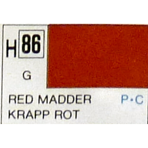 RED MADDER GLOSS ml 10 Pz.6 Gunze Colori ed Accessori Modellino