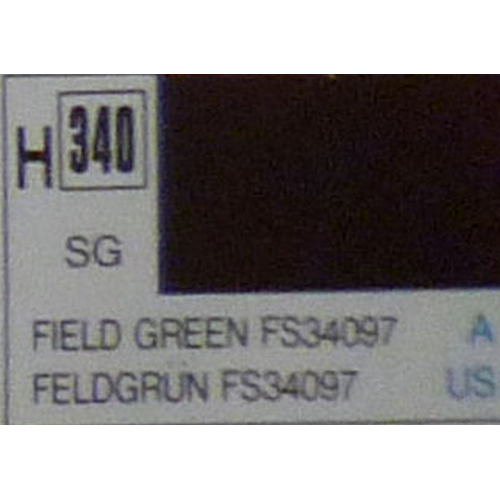 FIELD GREEN SEMI-GLOSS ml 10 Pz.6 Gunze Colori ed Accessori Modellino