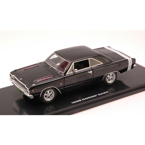 DODGE DART GTS 1968 GLOSS BLACK 1:43 Highway 61 Auto Stradali Modellino