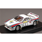 LANCIA 037 N.2 1984 2nd 1000 LAKES RALLY ALEN/KIVIMAKI 1:43 Hpi Racing Auto Rally Modellino