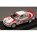 MITSUBISHI LANCER EVOLUTION N.8 4th MONTECARLO 1993 ERIKSSON-PARMAN 1:43 Hpi Racing Auto Rally Modellino