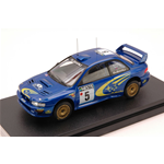 SUBARU IMPREZA N.5 2nd FINLAND 1999 BURNS/REID 1:43 Hpi Racing Auto Rally Modellino