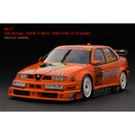 ALFA ROMEO 155 V6 TI JAGERMEISTER N.27 DTM 1994 M.BARTELS 1:18 Hpi Racing Auto Competizione Modellino