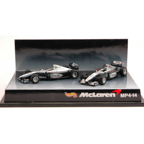 MC LAREN MP4-14 MIKA/DAVID 1999 1:64 Pz.2 Hot Wheels Formula 1 Modellino