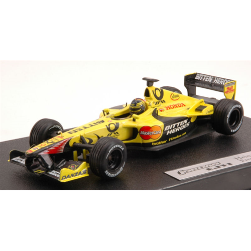 JORDAN EJ11 H.H.FRENTZEN 2001 N.11 1:43 Hot Wheels Formula 1 Modellino