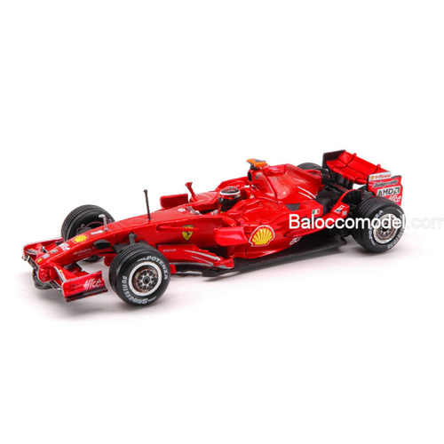 FERRARI K.RAIKKONEN 2008 1:43 Hot Wheels Formula 1 Modellino