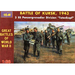 BATTLE OF KURSK 1943 PANZERGRENADIER DIVISION "TOTENKOF" FIGURE 1:35 ICM Kit Figure Militari Modellino