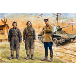 SOVIET TANK CREW 1939-42 FIGURE 1:35 ICM Kit Figure Militari Die Cast Modellino