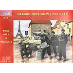 GERMAN TANK CREW FIGURE (1939-1941) 1:35 ICM Kit Figure Militari Modellino
