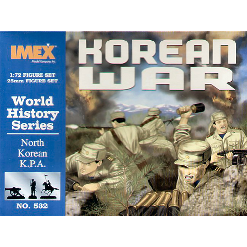 KOREAN WAR NORTH KOREAN K.P.A. KIT 1:72 Imex Kit Figure Militari Modellino