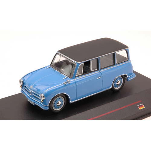 AWZ P70 KOMBI 1957 LIGHT BLUE 1:43 IST Models Auto Stradali Modellino