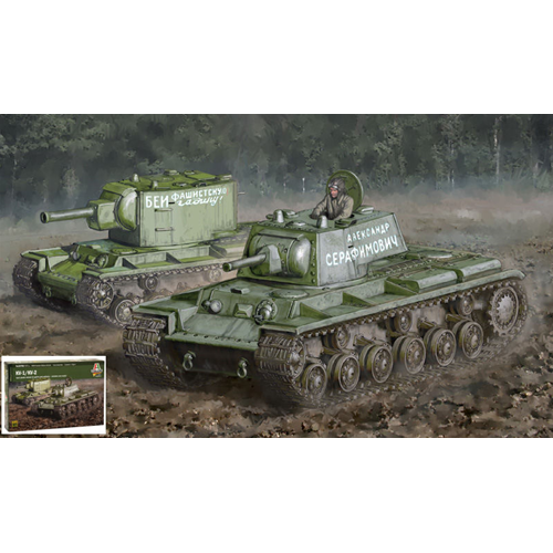 KV-1/KV-2 KIT 1:56 Italeri Kit Mezzi Militari Modellino