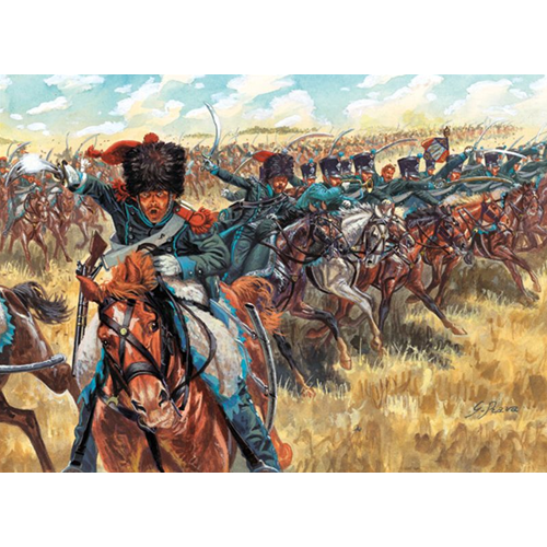 NAPOLEONIC WARS CAVALLERIA LEGGERA KIT 1:72 Italeri Kit Figure Militari Modellino