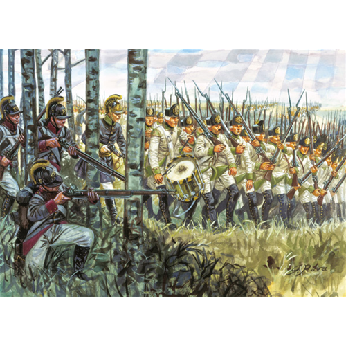 AUSTRIAN INFANTY 1798-1805 KIT 1:72 Italeri Kit Figure Militari Modellino