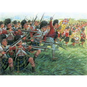 NAPOLEONIC WARS SCOTS INFANTRY KIT 1:72 Italeri Kit Figure Militari Modellino