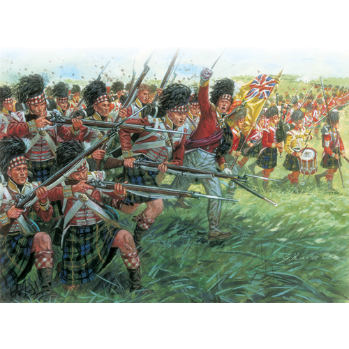 NAPOLEONIC WARS SCOTS INFANTRY KIT 1:72 Italeri Kit Figure Militari Modellino
