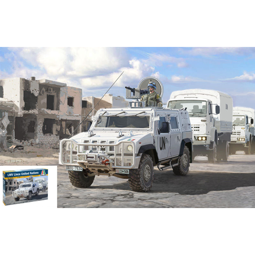 LMV LINCE UNITED NATIONS KIT 1:35 Italeri Kit Mezzi Militari Modellino