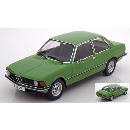 BMW 318i (E21) 1975 GREEN 1:18 KK Scale Auto Stradali Modellino