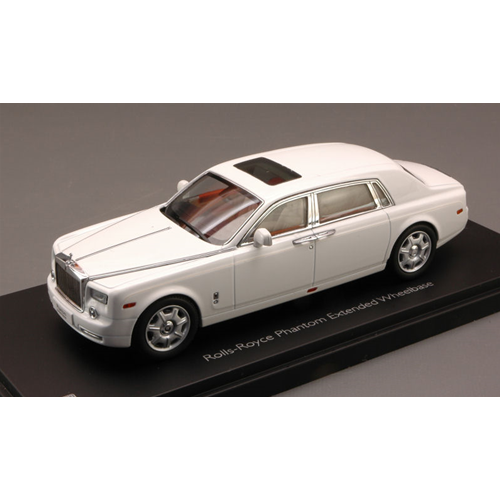 ROLLS ROYCE PHANTOM EXTENDED WHEELBASE 2013 WHITE 1:43 Kyosho Auto Stradali Modellino