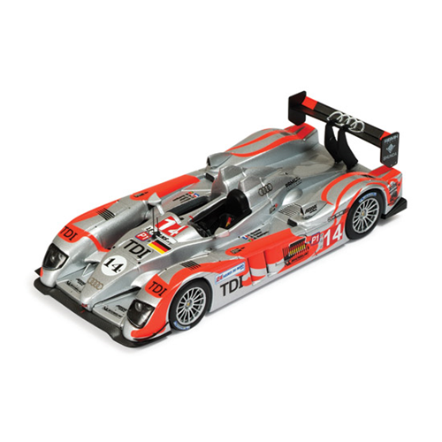 AUDI R10 TDI N.14 LMP1 LE MANS 2010 BOUCHT-RODRIGUES-TUCKER 1:43 Ixo Model Auto Competizione Modellino