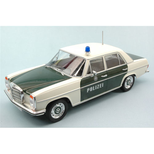 MERCEDES 220/8 (W115) 1968 POLICE 1:18 ModelCarGroup Forze dell'Ordine Modellino
