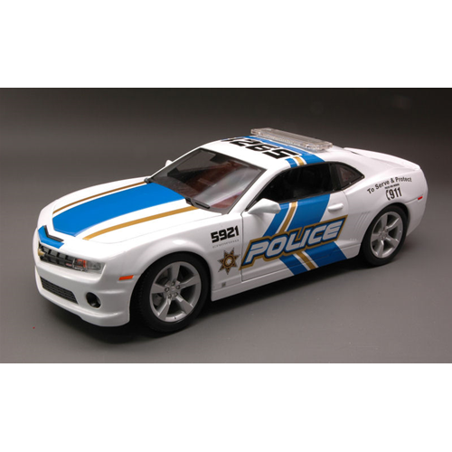 CHEVROLET CAMARO SS RS POLICE 2010 1:18 Maisto Forze dell'Ordine Modellino