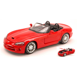 DODGE VIPER SRT-10 2003 RED 1:24 Maisto Auto Stradali Modellino