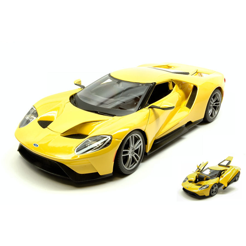 FORD GT 2017 YELLOW 1:18 Maisto Auto Stradali Modellino