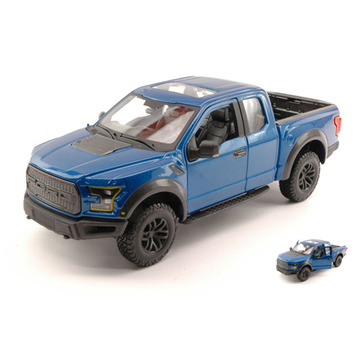 FORD RAPTOR 2017 BLUE 1:24 Maisto Auto Stradali Modellino