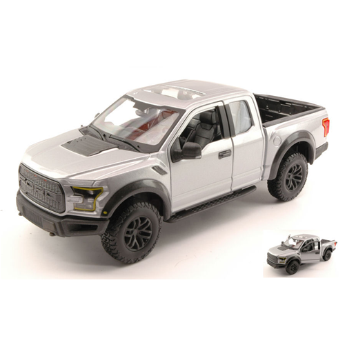 FORD RAPTOR 2017 SILVER 1:24 Maisto Auto Stradali Modellino