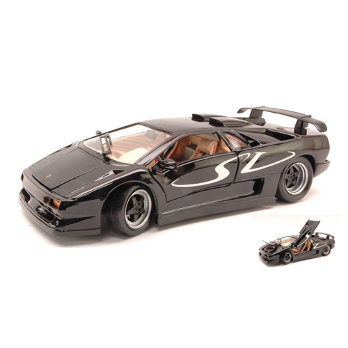 LAMBORGHINI DIABLO SV 1995 BLACK 1:18 Maisto Auto Stradali Modellino