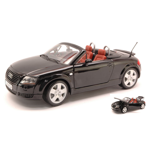 AUDI TT ROADSTER 2001 BLACK 1:18 Maisto Auto Stradali Modellino