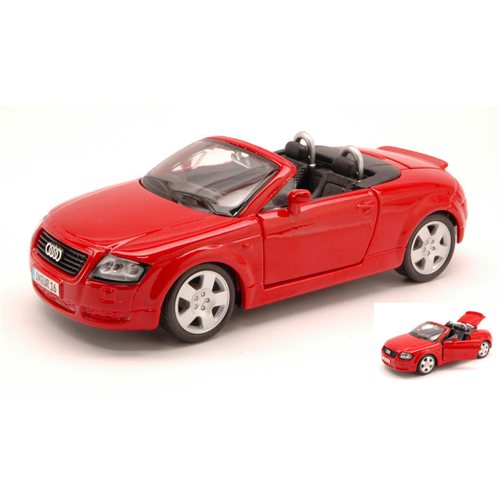 AUDI TT ROADSTER 2000 RED 1:24 Maisto Auto Stradali Modellino