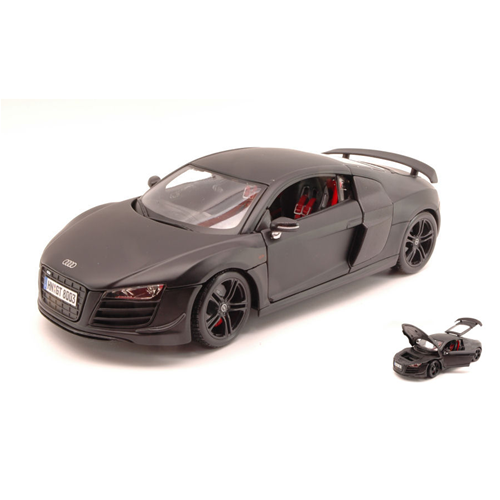 AUDI R8 GT3 2016 MATT BLACK 1:18 Maisto Auto Stradali Modellino