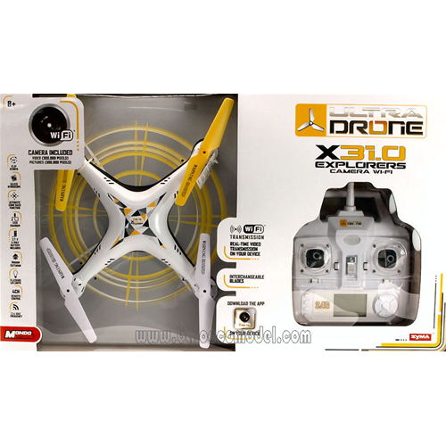 DRONE "ULTRADRONE" X31.0 CAMERA WI-FI (VIDEO 300.000 PIXEL) Mondo Motors Radiocomando Modellino