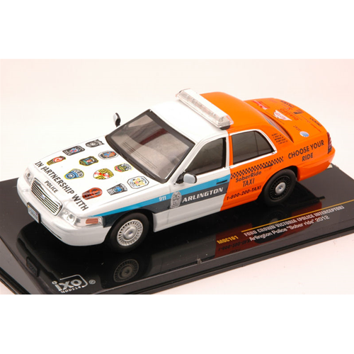 FORD CROWN VICTORIA (POLICE INTERCEPTOR) ARLINGTON POLICE 2012 1:43 Ixo Model Forze dell'Ordine Modellino