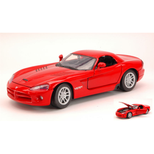 DODGE VIPER SRT-10 2003 RED 1:24 MotorMax Auto Stradali Modellino