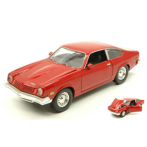 CHEVROLET VEGA 1974 RED 1:24 MotorMax Auto Stradali Modellino