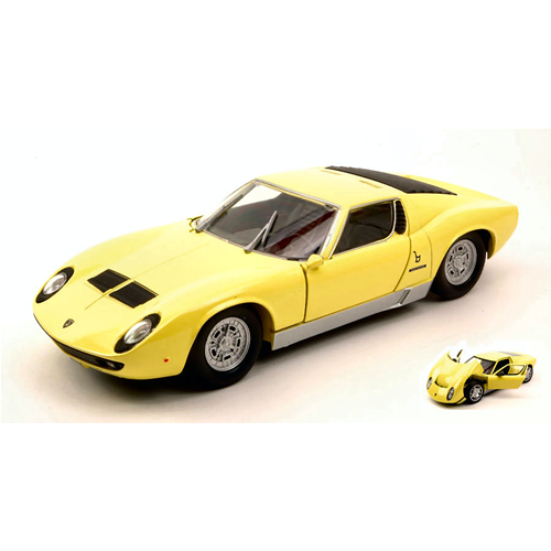 LAMBORGHINI MIURA CONCEPT 2008 YELLOW 1:24 MotorMax Auto Stradali Modellino