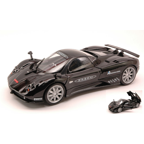 PAGANI ZONDA F 2009 NURBURGRING BLACK 1:24 MotorMax Auto Stradali Modellino