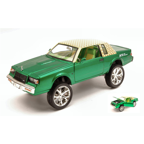 BUICK REGAL 1987 GREEN 1:24 MotorMax Auto Stradali Modellino
