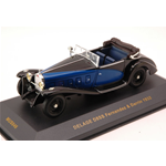 DELAGE D8SS FERNANDEZ & DARRIN 1932 BLUE/BLACK 1:43 Ixo Model Auto d'Epoca Die Cast Modellino