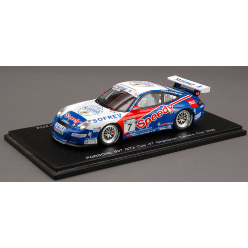 PORSCHE 997 N.7 CARRERA CUP 2008 1:43 Spark Model Auto Competizione Modellino