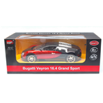 BUGATTI VEYRON 16.4 GRAND SPORT 2014 RADIOCOMANDO RED/BLACK 1:14 MZ Model Radiocomando Modellino