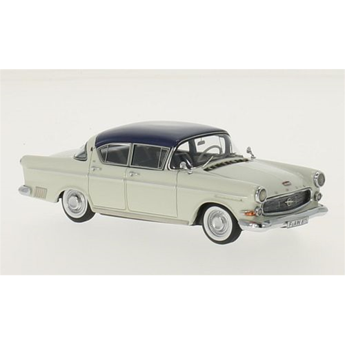 OPEL KAPITAN P 2.5 LIGHT 1958 GREY/BLUE 1:43 Neo Scale Models Auto Stradali Modellino