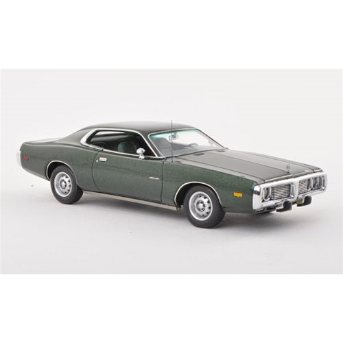 DODGE CHARGER 1973 METALLIC DARK GREEN 1:43 Neo Scale Models Auto Stradali Modellino