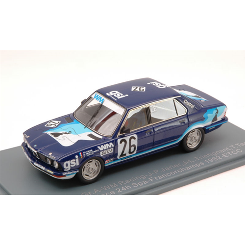 BMW 528 Gr.A N.26 2nd ETCC SPA 1982 JARIER-TRINTIGNANT-TASSIN 1:43 Neo Scale Models Auto Competizione Modellino