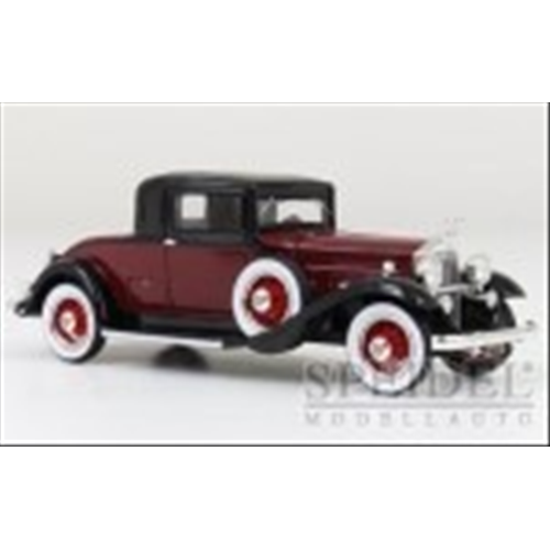 PACKARD 902 STANDARD EIGHT COUPE' 1932 DARK RED/BLACK 1:43 Neo Scale Models Auto d'Epoca Modellino